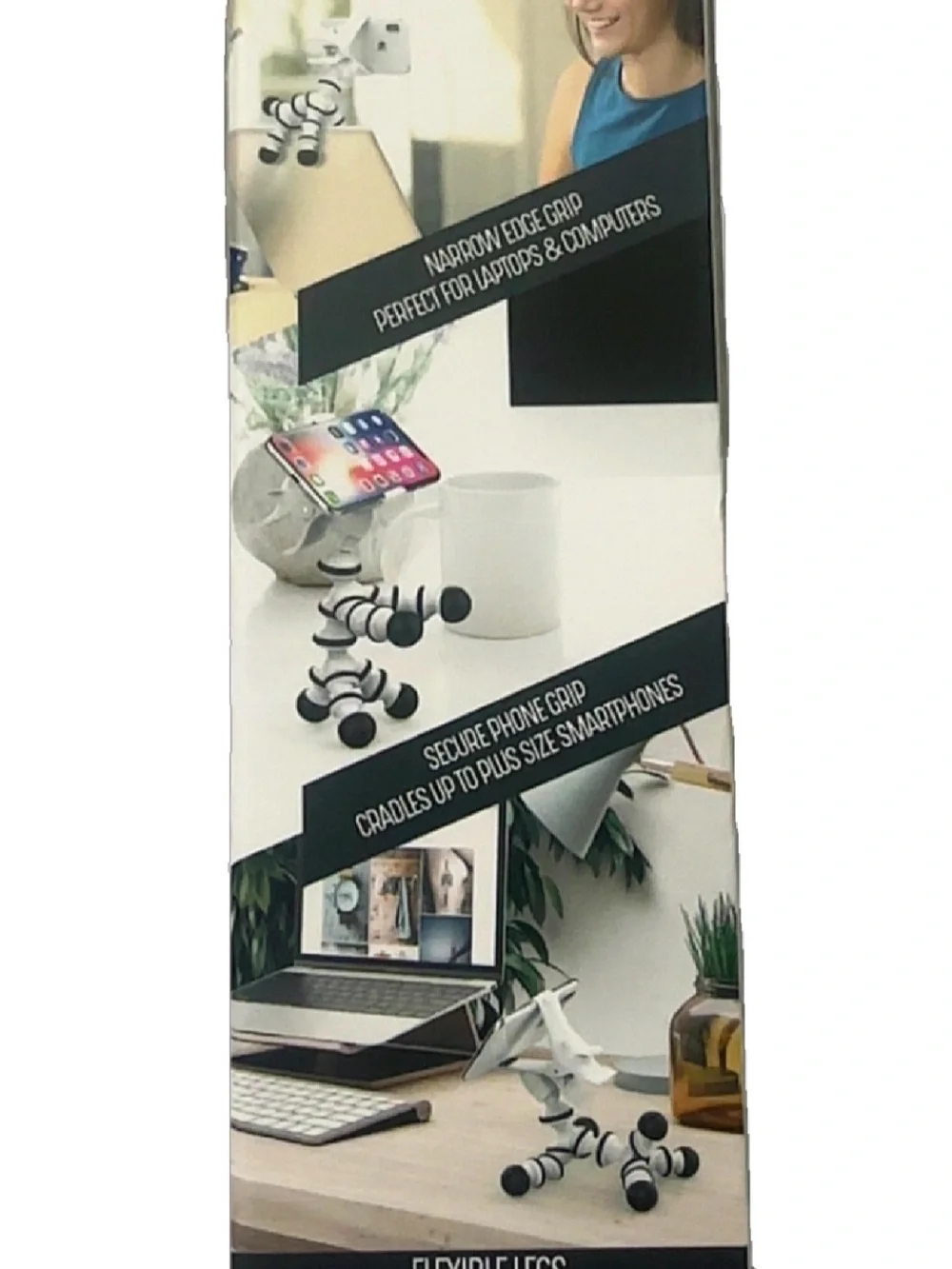 Flexi-Grip Smartphone Mount by: Premier Comes in: White and Black🤍🖤